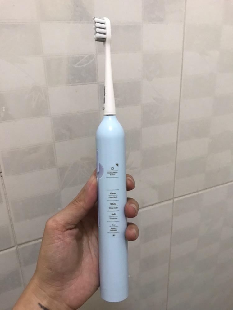Bàn Chải Đánh Răng Điện Sóng Siêu Âm Usmile P1 - Thiết Kế Nhỏ Gọn, 3 Chế Độ Làm Sạch, Rung 38.000 Vòng/Phút, Đèn LED Hiển Thị