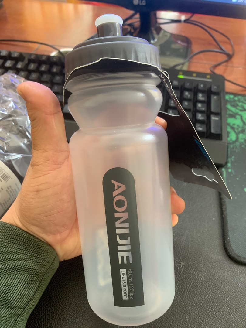 Bình Nước Chạy Bộ Aonijie 600ml - Thiết Kế Gọn Nhẹ, Tiện Lợi Cho Thể Thao Ngoài Trời, Đạp Xe, Cắm Trại, Chạy Bộ