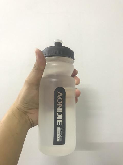 Bình Nước Chạy Bộ Aonijie 600ml - Thiết Kế Gọn Nhẹ, Tiện Lợi Cho Thể Thao Ngoài Trời, Đạp Xe, Cắm Trại, Chạy Bộ