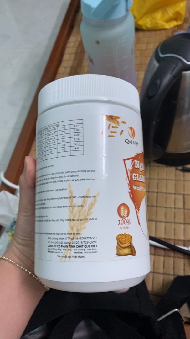 Ngũ Cốc Ăn Kiêng Quê Việt 500g - Nguyên Liệu Hữu Cơ Tự Nhiên, Hỗ Trợ Giảm Cân, Dinh Dưỡng Cao, Dễ Sử Dụng, Thích Hợp Mọi Lứa Tuổi