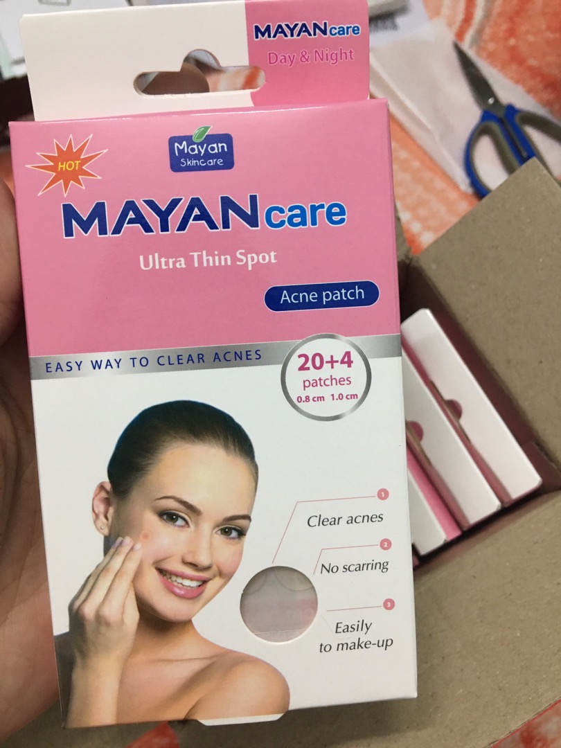 Miếng Dán Mụn Mayan Ultra Thin Spot - 24 Miếng Siêu Mỏng Chống Bụi Bẩn, Ngăn Vi Khuẩn, Hút Nhân Mụn Hiệu Quả