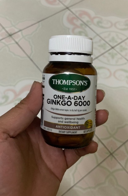 Viên uống Thompson's One A Day Ginkgo 6000mg - Hỗ trợ tăng cường trí nhớ, bổ não, cải thiện tuần hoàn máu hiệu quả