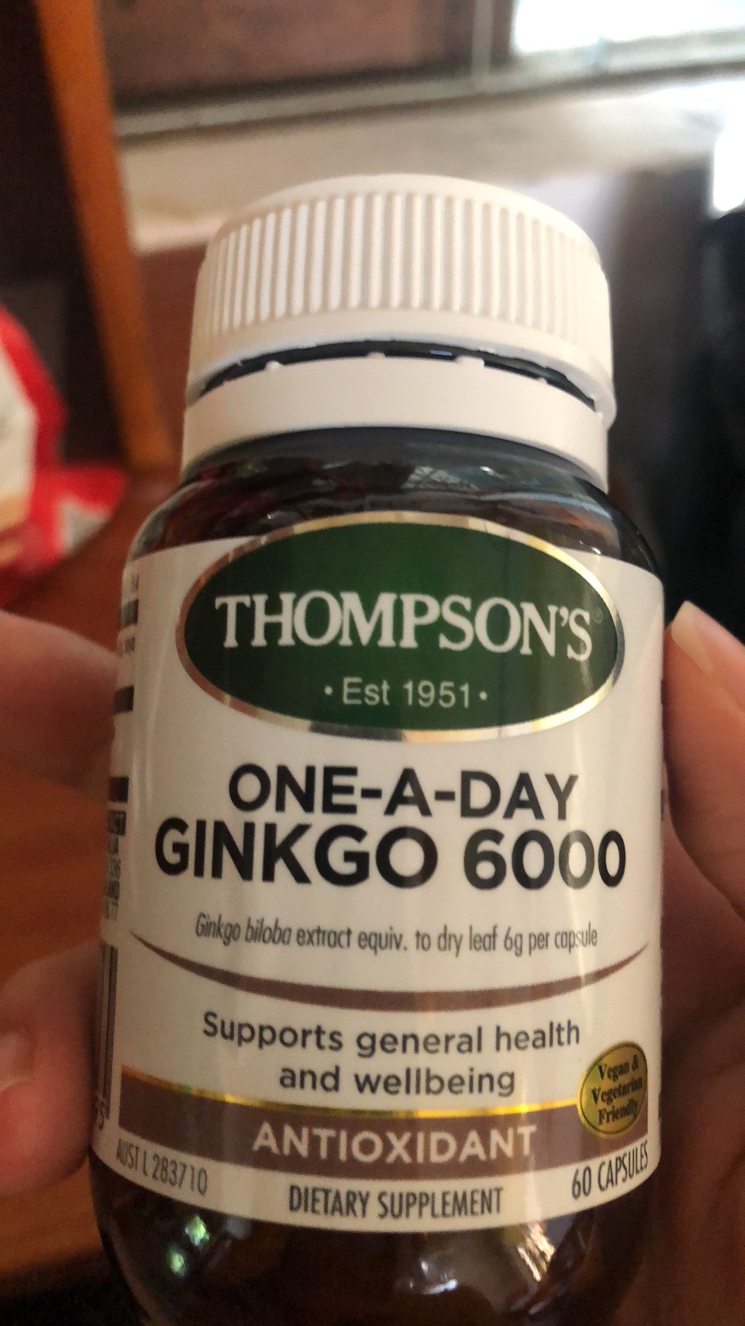 Viên uống Thompson's One A Day Ginkgo 6000mg - Hỗ trợ tăng cường trí nhớ, bổ não, cải thiện tuần hoàn máu hiệu quả