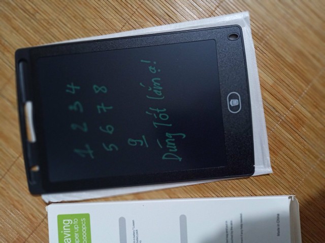 Bảng Vẽ Điện Tử Tự Xóa LCD 8.5 Inch Cho Bé - Đồ Dùng Học Tập Thông Minh, Giúp Sáng Tạo Không Bụi, Không Mực