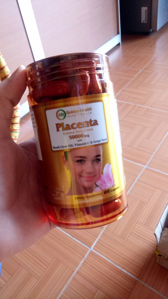 Viên Uống Nhau Thai Cừu Golden Health Placenta 50000mg - Hỗ Trợ Làm Đẹp Da, Uống 1 Viên Ngày, Hộp 100 Viên Nhập Khẩu Từ Úc