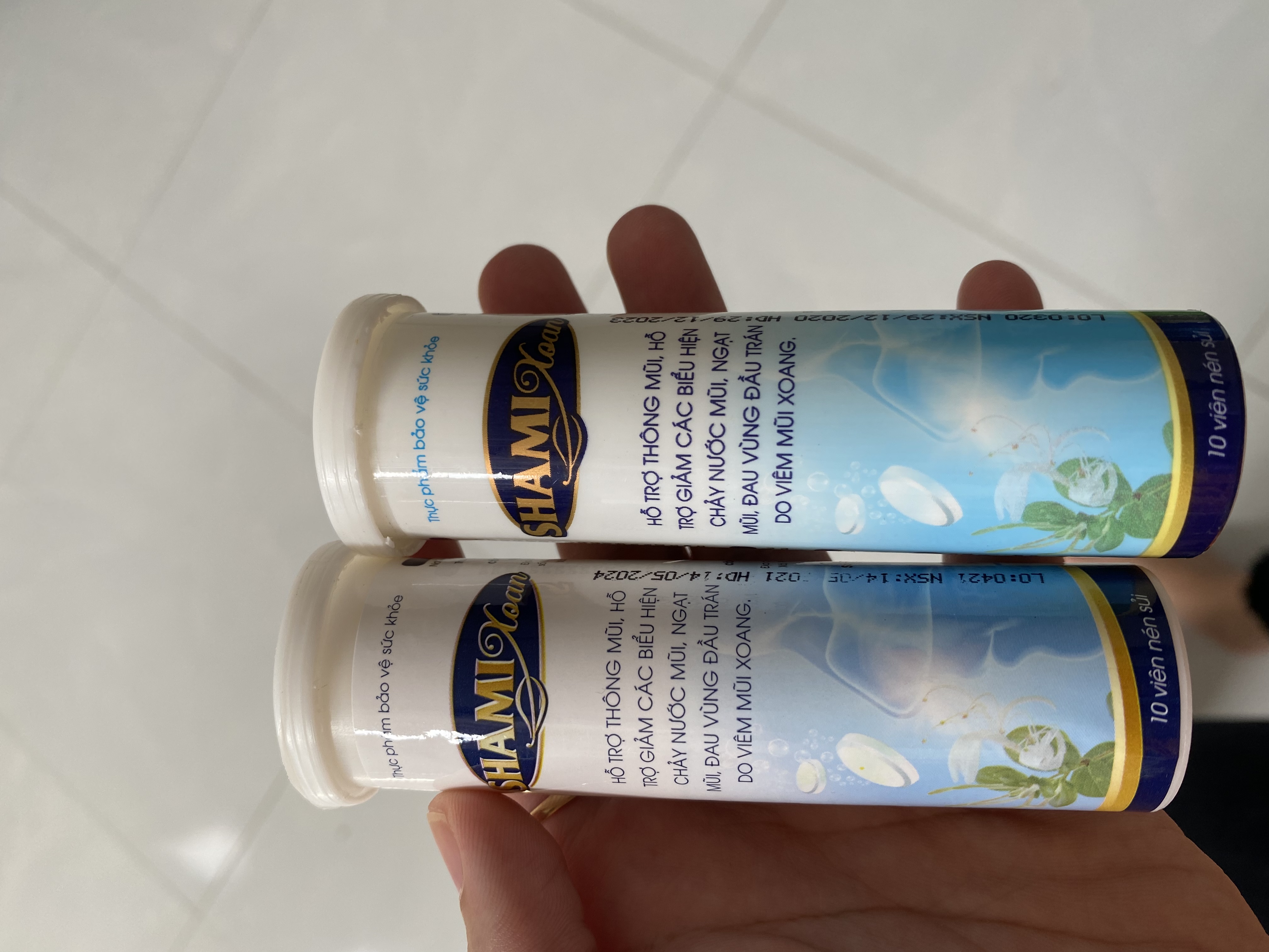Viên Sủi Shami Xoan - Hỗ Trợ Giảm Viêm Mũi, Viêm Xoang