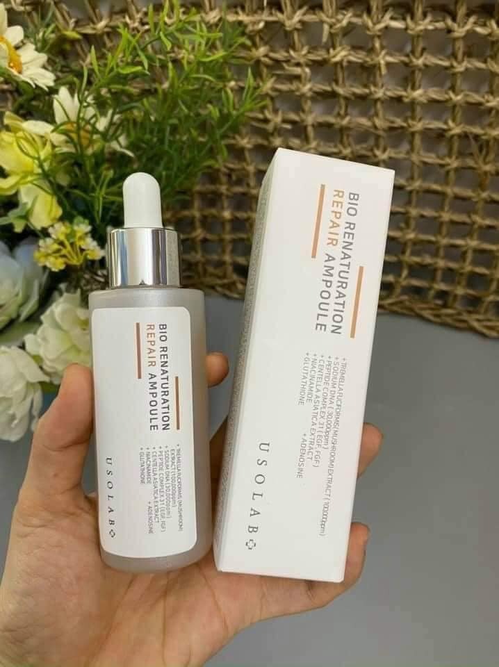 Tinh Chất Trẻ Hóa Da Usolab Bio Renaturation Repair Ampoule 50ml - Dưỡng Trắng, Mờ Nám, Phục Hồi Da Khô, Ngừa Nếp Nhăn