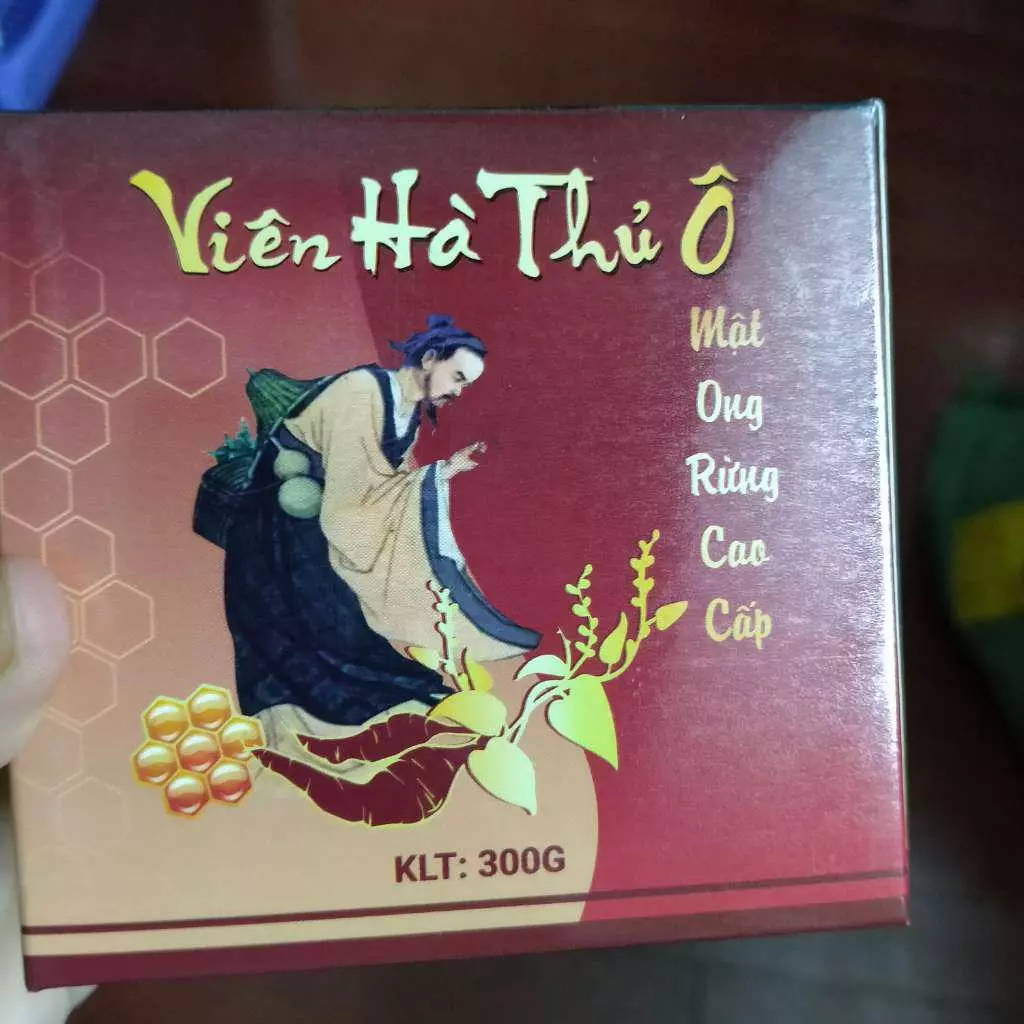 Viên Hà Thủ Ô Mật Ong Rừng Bảo Mộc Khang - Hỗ Trợ Mọc Tóc, Chống Tóc Bạc và Rụng Sớm, Giúp Tóc Đen Mượt Khỏe 300g