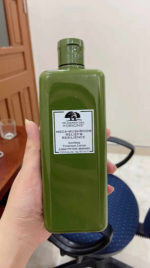 Toner Nấm Linh Chi Đỏ Origins Weil Mega-Mushroom - Dưỡng ẩm, Làm dịu Da, Chống Lão Hóa, Phù Hợp Mọi Loại Da