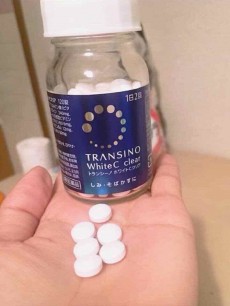 Viên uống Transino White C Clear - Hỗ trợ trắng da, cải thiện nám, tàn nhang hiệu quả, bổ sung Vitamin C và dưỡng chất từ Nhật Bản 120 viên