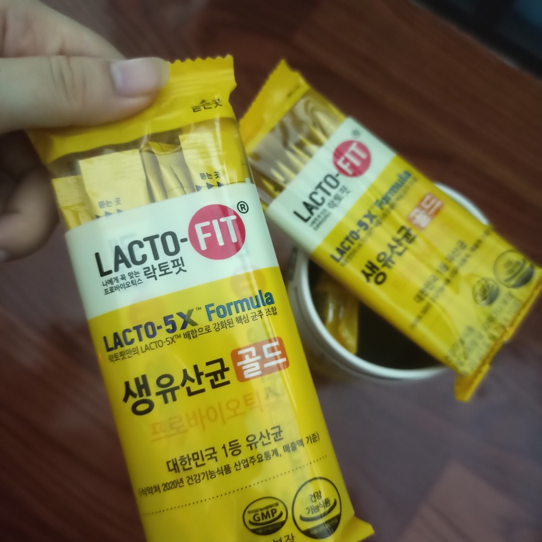 Men vi sinh LACTO-FIT Probiotics Gold - Hỗ trợ tiêu hóa, tăng cường miễn dịch cho cả gia đình, hương vị ngọt ngào, dễ uống, 50 gói