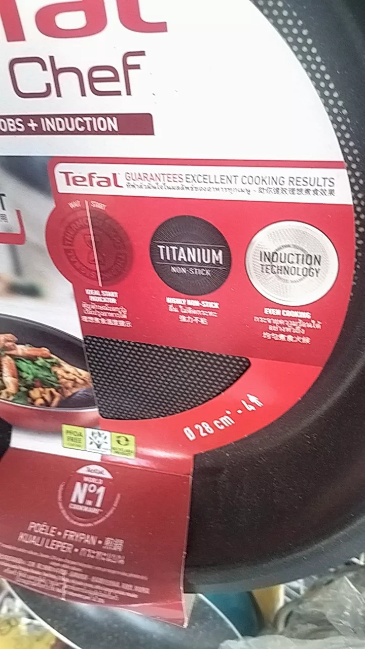 Chảo Chống Dính Tefal So Chef 21cm - Nhôm Cao Cấp, Phủ Titanium, Tương Thích Bếp Từ, Đáy Sâu, Chịu Nhiệt Tối Đa 400°C