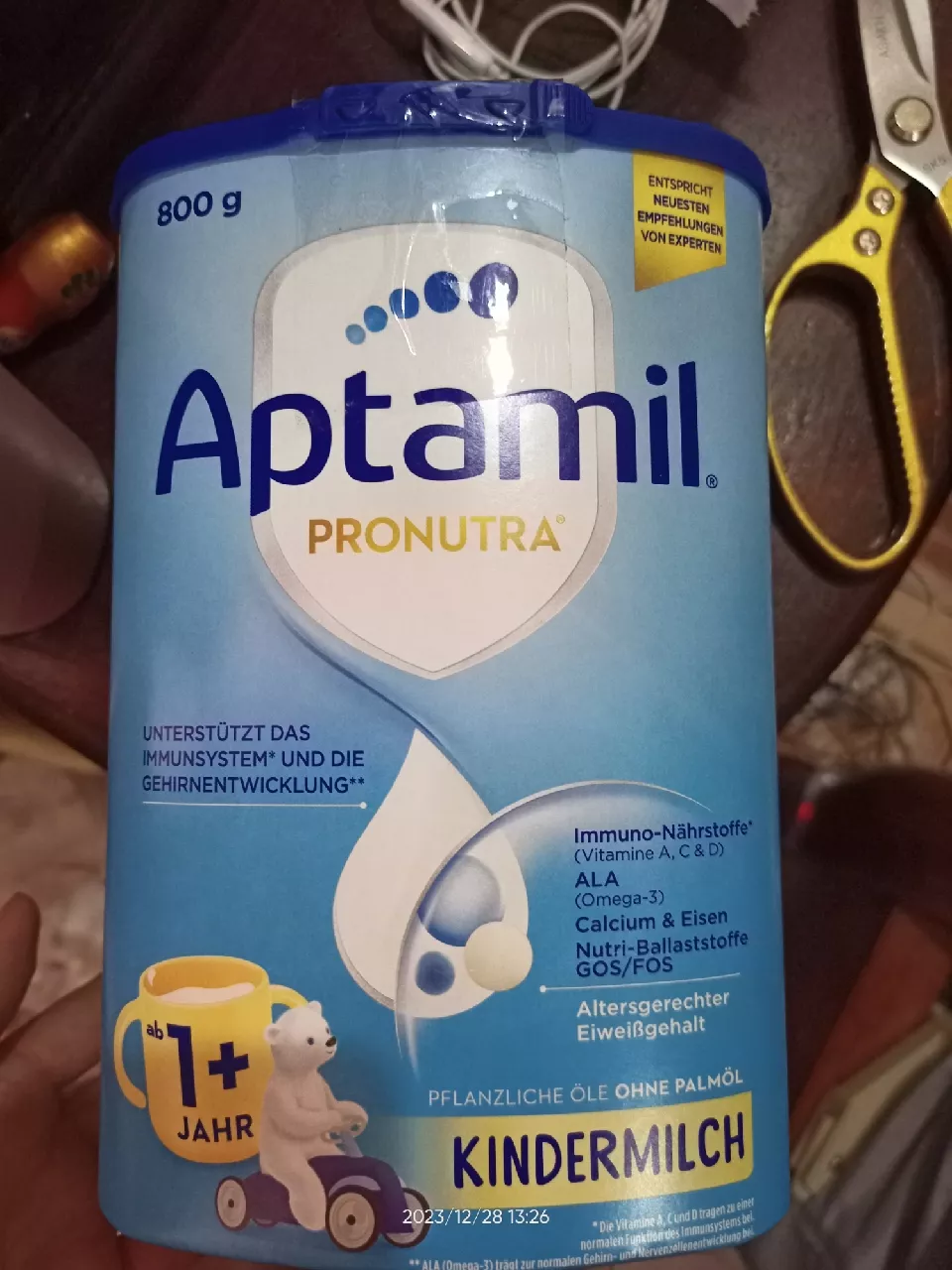 Sữa Bột Aptamil Pronutra Đức 800g - Dinh Dưỡng Toàn Diện Cho Bé Từ 1-2 Tuổi, Hương Vani Dễ Uống, Tăng Cường Hệ Miễn Dịch
