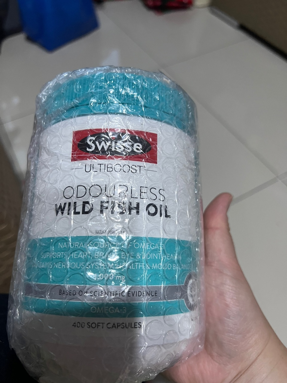 Viên uống dầu cá Swisse Ultiboost 1000mg Không Mùi - Hỗ Trợ Tim Mạch, Não Bộ và Xương Khớp, Bổ Sung Omega-3 Từ Cá Tự Nhiên