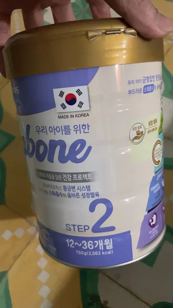 Sữa Bột Nubone Step 2 Đặc Biệt Cho Bé 1-3 Tuổi - Giúp Phát Triển Chiều Cao & Hệ Miễn Dịch Tốt - Hộp 750g