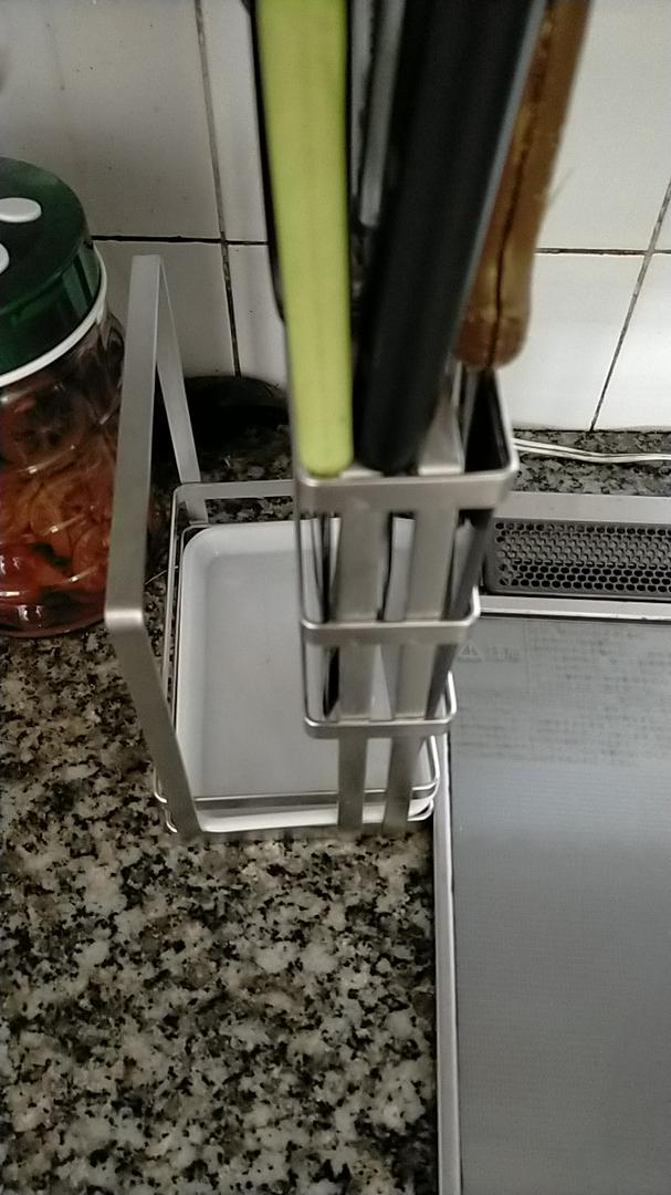 Kệ Để Dao và Thớt Inox 2 Ngăn Hobby DD2N - Có Khay Hứng Nước Tiện Dụng Cho Nhà Bếp