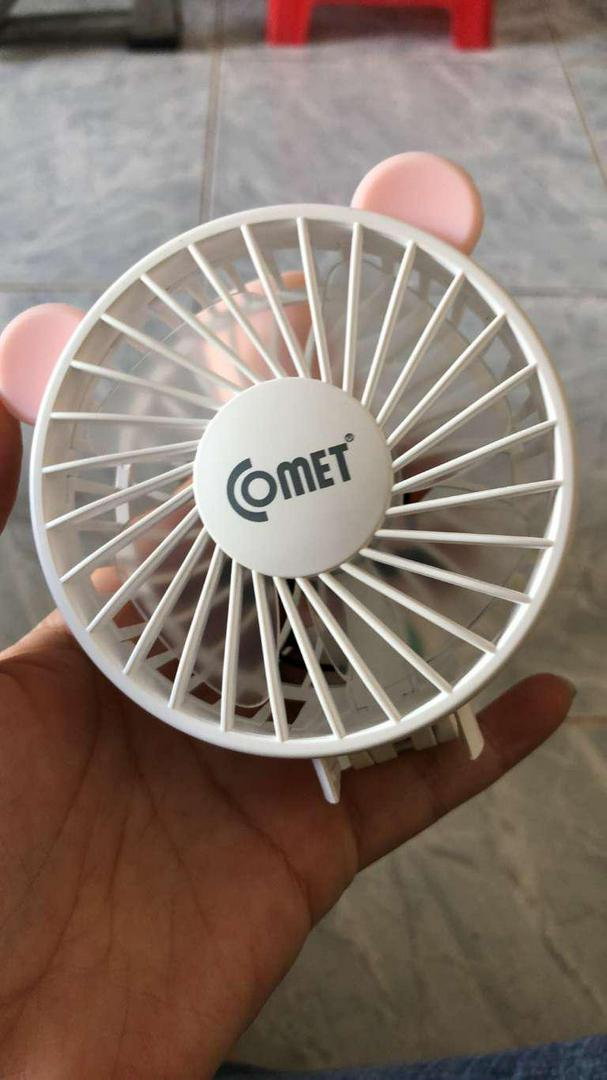 Quạt Sạc Tích Điện Gấp Gọn Comet CRF0803 - Mini Quạt 3 Cấp Độ Gió, Thiết Kế Tiện Dụng, Pin Lithium 1200mAh, Sử Dụng Liên Tục 3 Giờ