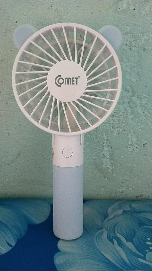 Quạt Sạc Tích Điện Gấp Gọn Comet CRF0803 - Mini Quạt 3 Cấp Độ Gió, Thiết Kế Tiện Dụng, Pin Lithium 1200mAh, Sử Dụng Liên Tục 3 Giờ
