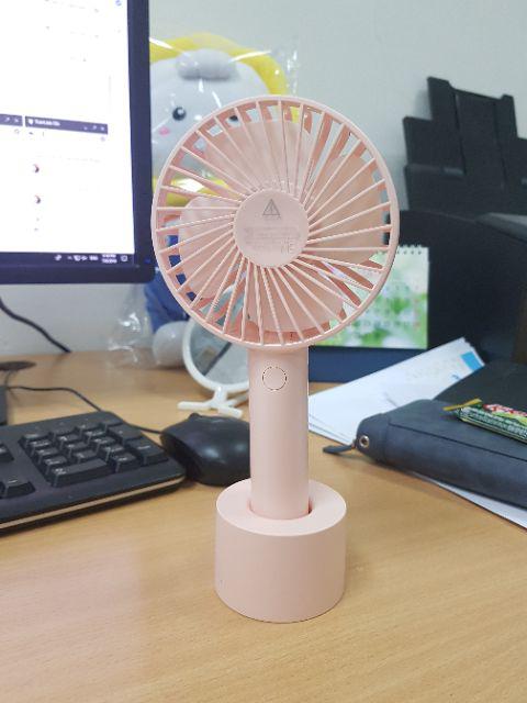 Quạt Tích Điện Mini Phun Sương Để Bàn Solove N9 - Quạt Mát Cầm Tay Tiện Lợi, Dung Lượng Pin 2000mAh, Phun Sương Mát Lành