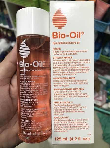 Tinh dầu Bio Oil 125ml Úc - Hỗ trợ cải thiện sẹo, rạn da hiệu quả, thẩm thấu nhanh không nhờn rít, an toàn cho bà bầu và sau sinh