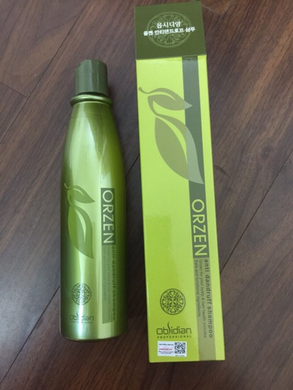 Dầu Gội Trị Gàu Orzen Hàn Quốc 320ml - Hỗ Trợ Ngăn Ngừa Vảy Nến Da Đầu Chiết Xuất Thiên Nhiên, Vitamin C Bổ Sung, Sạch Gàu