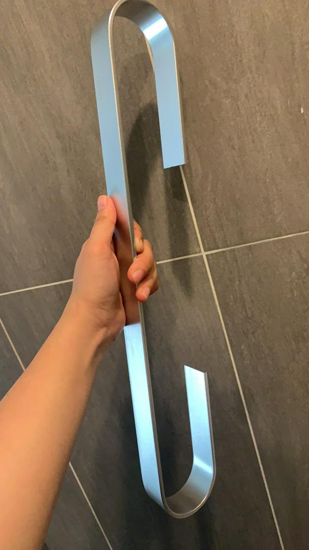Thanh treo khăn tắm nhôm sơn tĩnh điện Hobby dán tường - Gọn nhẹ, tiện lợi cho phòng tắm, chất liệu nhôm không gỉ, dễ sử dụng