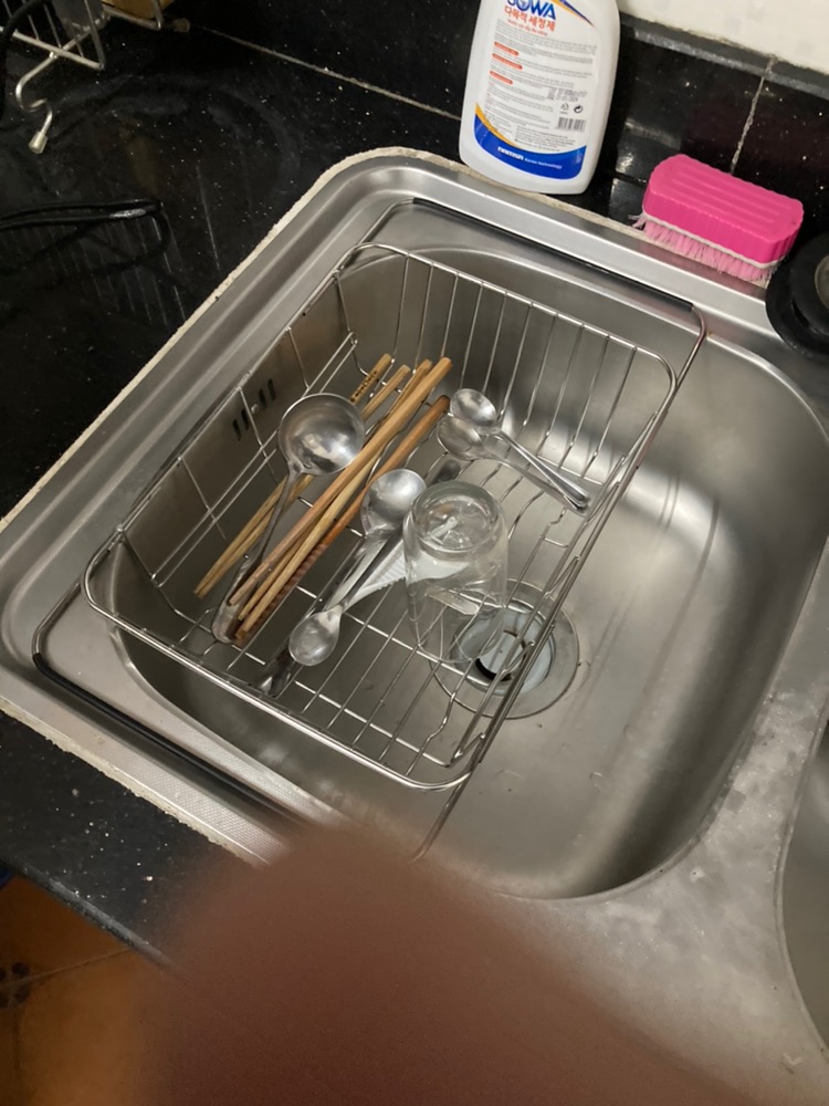 Khay Đựng Đồ Gác Bồn Rửa Chén Hobby KDC3 - Inox Cao Cấp, Tùy Chỉnh Kích Thước Tiện Lợi Cho Bếp Gọn Gàng