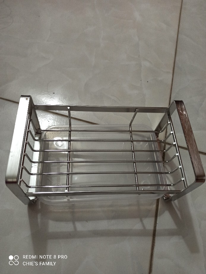 Kệ để dụng cụ rửa bát đa năng Hobby KRC1 - Thông minh và tiện lợi cho nhà bếp, có khay hứng nước, chất liệu inox SUS304