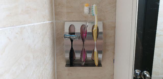 Kệ Inox Dán Tường Đựng Bàn Chải Đánh Răng Hobby - Giải Pháp Tiện Lợi Cho Không Gian Nhà Tắm Ngăn Nắp, Chịu Nhiệt Chống Gỉ 304