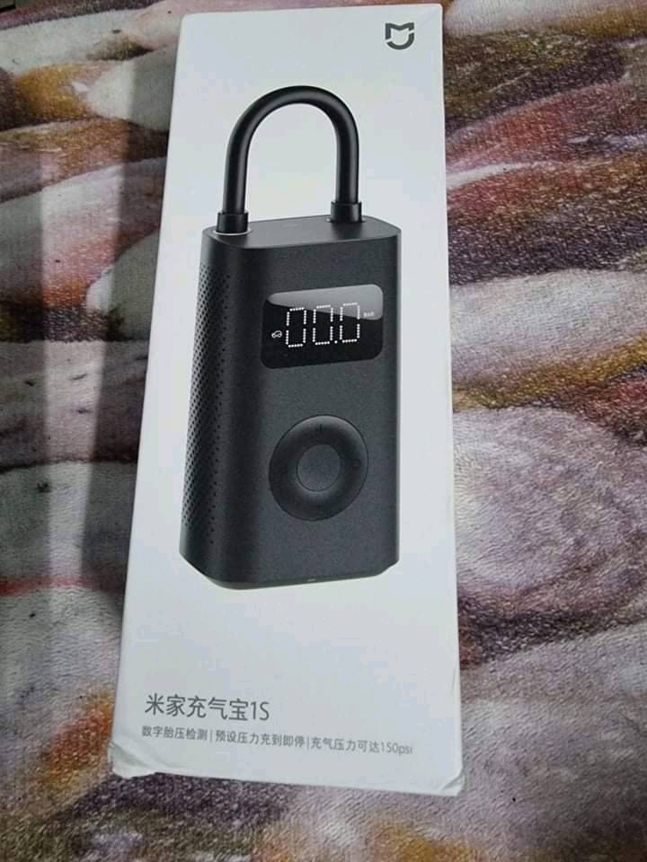 Bơm điện cầm tay đa năng Xiaomi 1S MJCQB04QJ - 5 Chế độ Bơm Hơi, Thiết Kế Nhỏ Gọn, Dễ Dàng Sử Dụng cho Xe Đạp, Xe Máy, Ô Tô