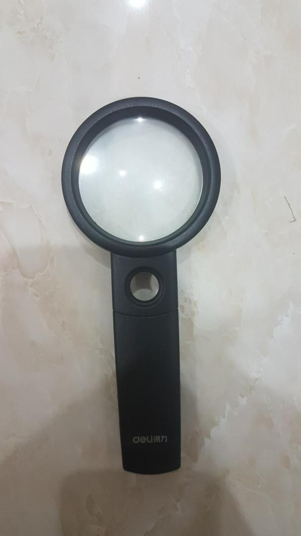 Kính Lúp Phóng To Gấp 3 Deli E9092/E9091 - Thiết Kế Gọn Nhẹ, Độ Phóng Đại 3-6 Lần, Phù Hợp Quan Sát Chi Tiết
