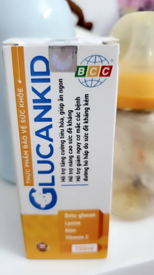 Glucankid Nước Tăng Cường Miễn Dịch Cho Trẻ - Hỗ Trợ Sức Khỏe, Vitamin C, Zinc, Dinh Dưỡng Tự Nhiên, Lọ 100ml