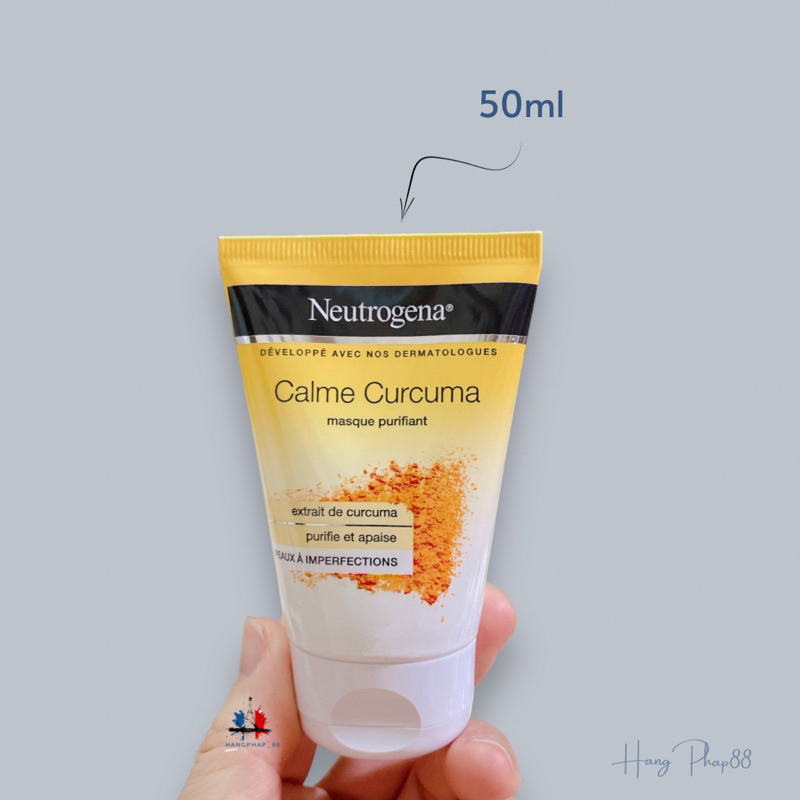 Mặt Nạ Tinh Chất Nghệ Neutrogena Calm Turmeric - Chăm Sóc Da Nhạy Cảm, Làm Sạch & Dưỡng Sáng Da 50g