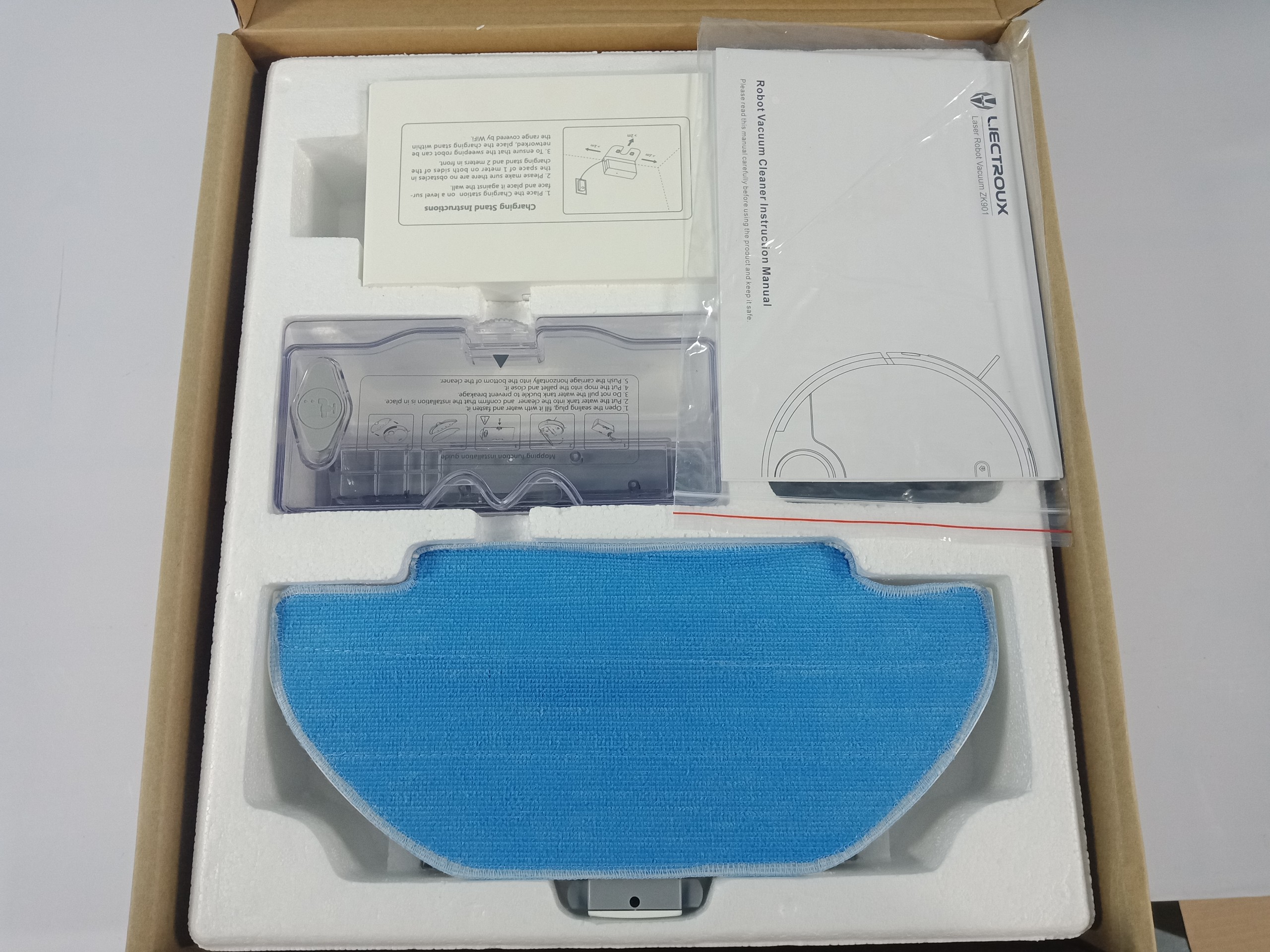 Robot Hút Bụi Liectroux ZK901 Chính Hãng - Thiết Kế Thông Minh, Bản Đồ 3D, Quét, Hút & Lau Sàn Hiệu Quả, Điều Khiển Qua App