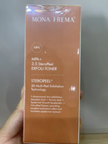 Tẩy tế bào chết Mona Frema MPA + 3.5 SteroPeel Exfoli-Toner 15% - Giúp làm sạch da, kiểm soát dầu và giảm thâm nám hiệu quả 30ml