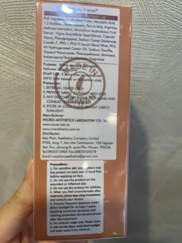 Tẩy tế bào chết Mona Frema MPA + 3.5 SteroPeel Exfoli-Toner 15% - Giúp làm sạch da, kiểm soát dầu và giảm thâm nám hiệu quả 30ml