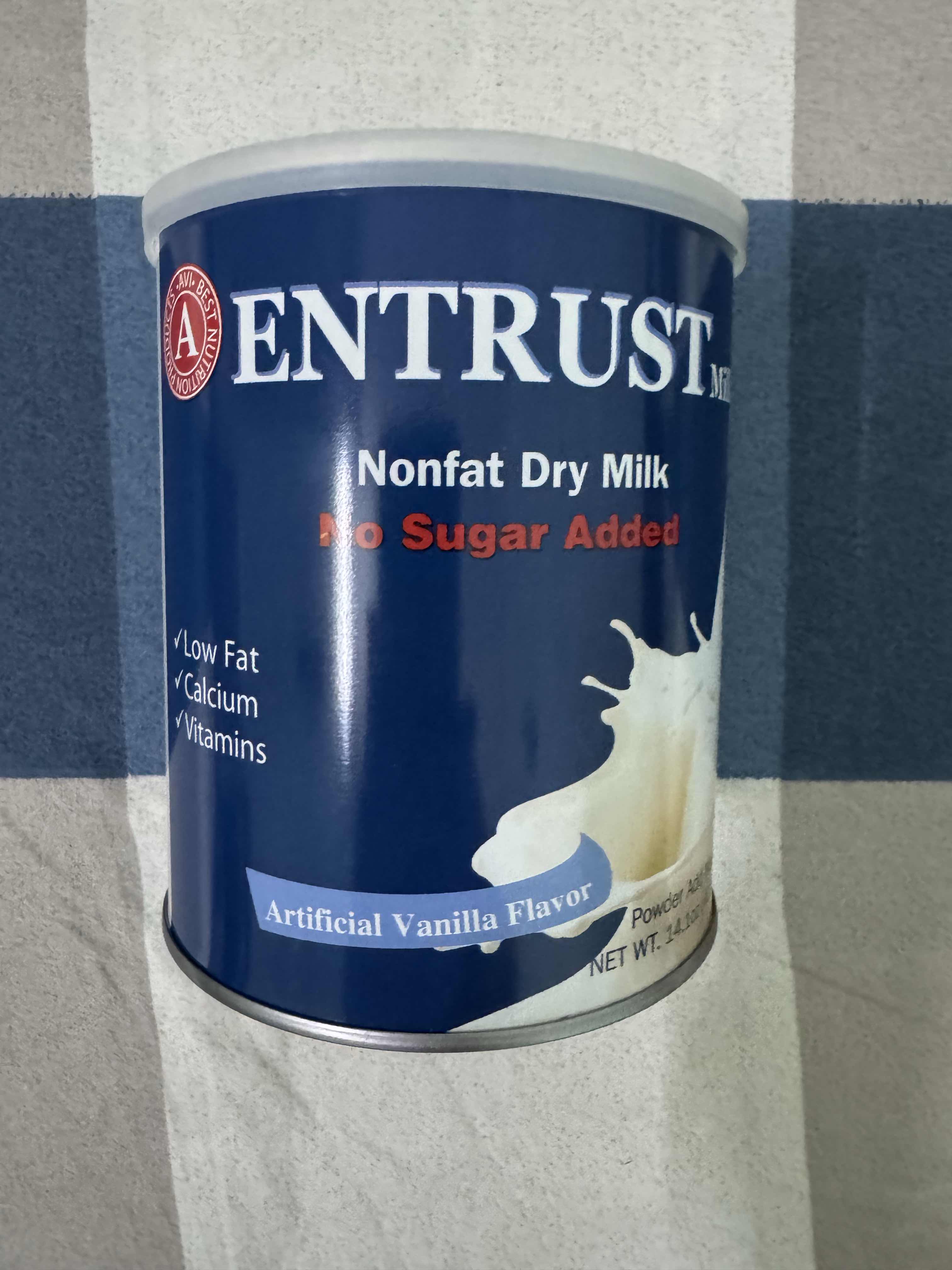 Sữa Entrust Milk Hương Vani Dinh Dưỡng Cho Người Tiểu Đường và Ăn Kiêng - Hỗ Trợ Sức Khỏe, Dễ Tiêu Hóa, Chất Lượng Cao 400g