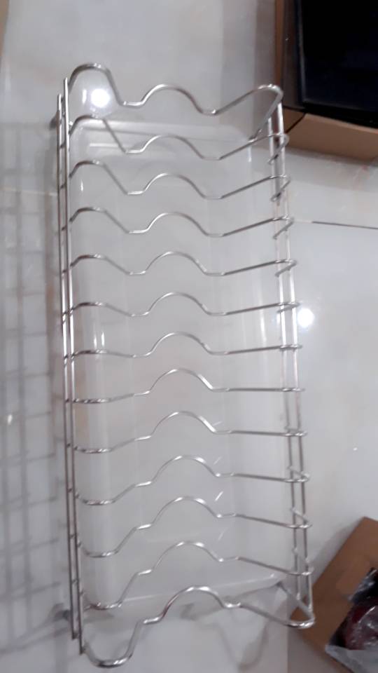 Kệ úp bát đĩa Inox 304 Hobby Kdu 12 ngăn - Khay hứng nước thông minh, gọn gàng cho nhà bếp tiện nghi