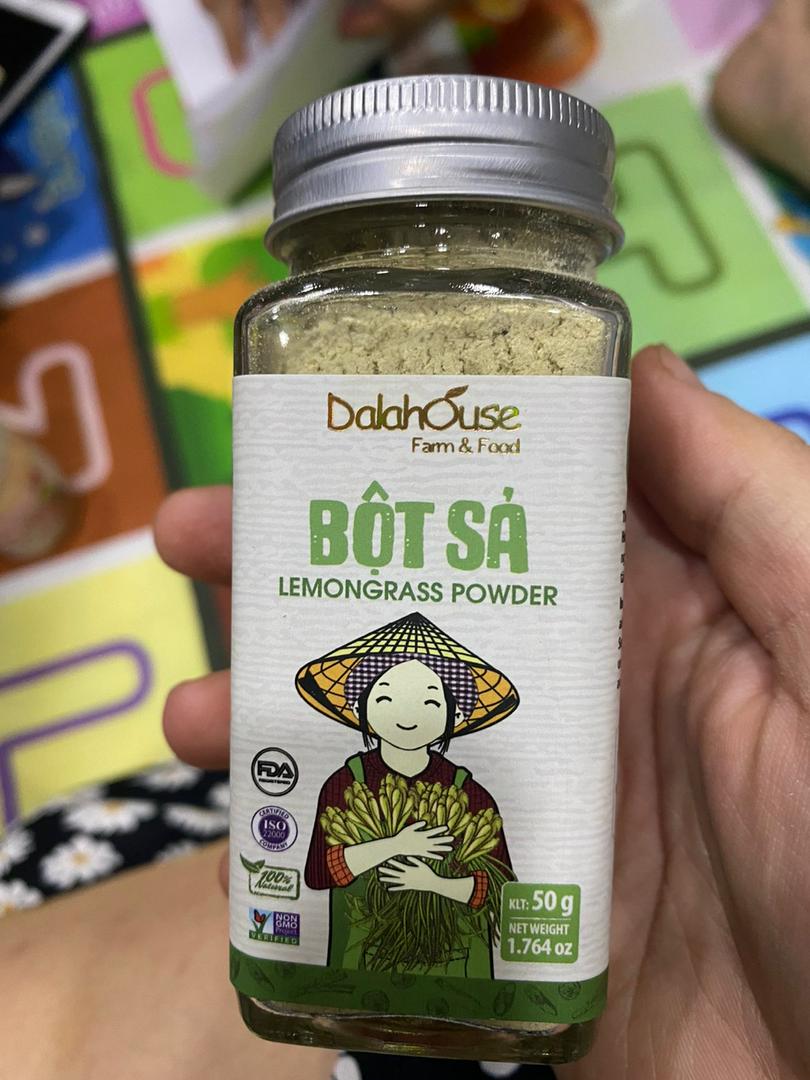 Bột Sả Sấy Lạnh Nguyên Chất Dalahouse - Gia Vị Tự Nhiên 100% Sả Hữu Cơ, Dinh Dưỡng Cao Cho Món Ăn Thêm Hương Vị