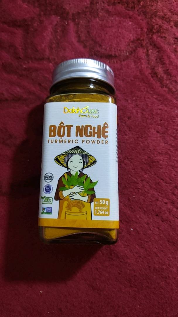 Bột Nghệ Nguyên Chất Sấy Lạnh Dalahouse 50g - Tăng Hương Vị Món Ăn, Hỗ Trợ Tiêu Hóa, Lợi Ích Sức Khỏe Tự Nhiên