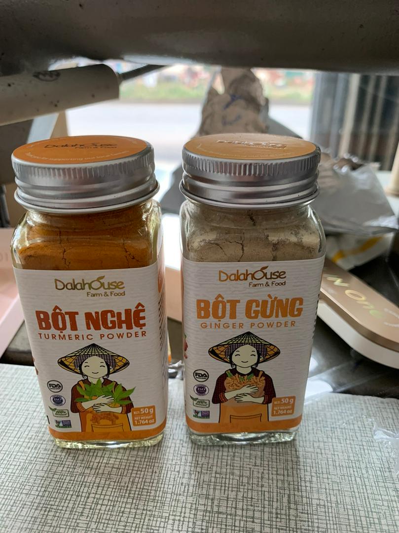 Bột Nghệ Nguyên Chất Sấy Lạnh Dalahouse 50g - Tăng Hương Vị Món Ăn, Hỗ Trợ Tiêu Hóa, Lợi Ích Sức Khỏe Tự Nhiên