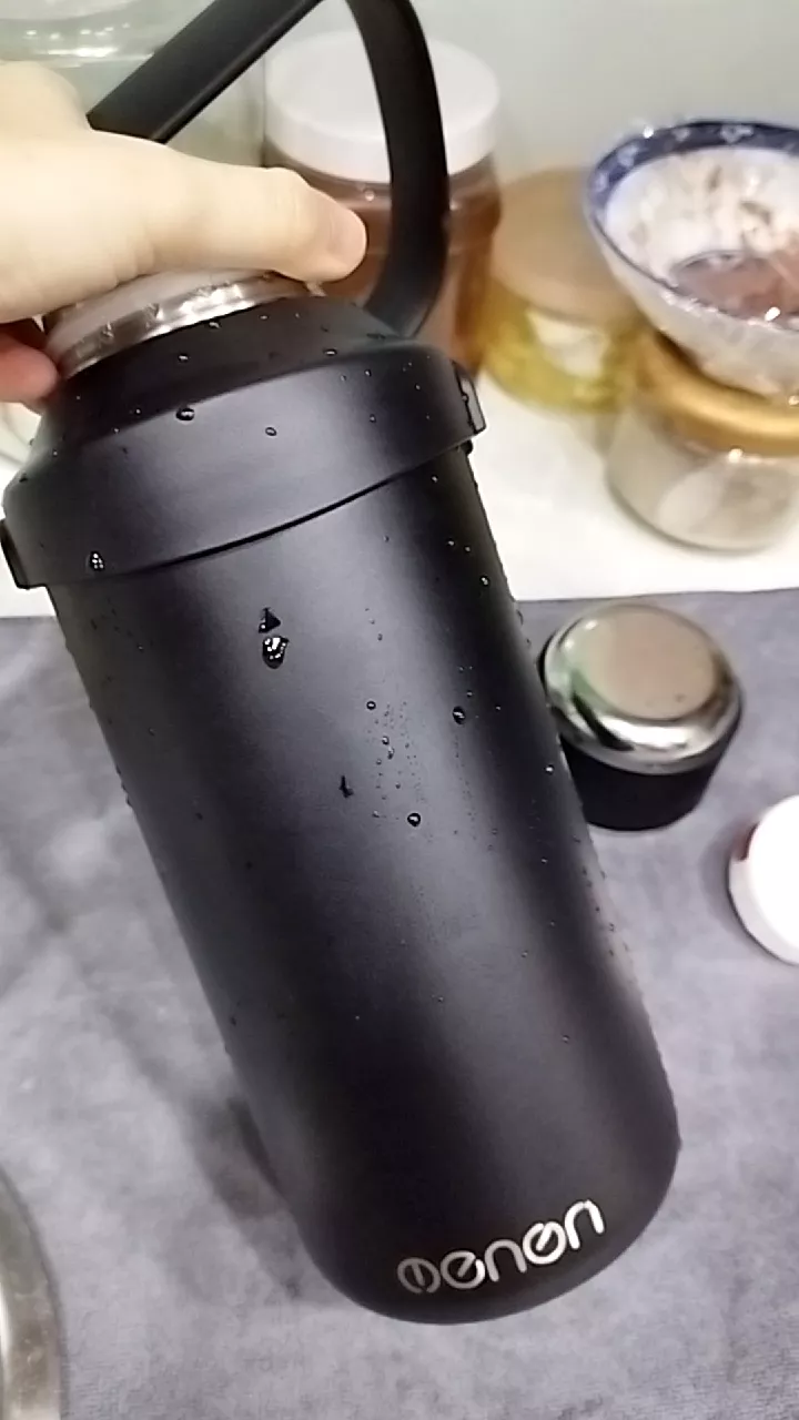 Bình Giữ Nhiệt Inox 1200ml OENON B03 - Giữ Nhiệt Thời Gian Lên Đến 24 Giờ, Chất Liệu Inox 316 Chống Gỉ, Thiết Kế Gọn Nhẹ, Độc Đáo