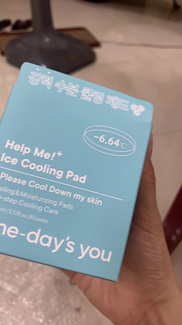 Toner Pad Mát Dịu Da One-day's You Help Me Ice Cooling - Giảm Sưng, Cung Cấp Vitamin, Phù Hợp Với Da Nhạy Cảm, 80 Miếng