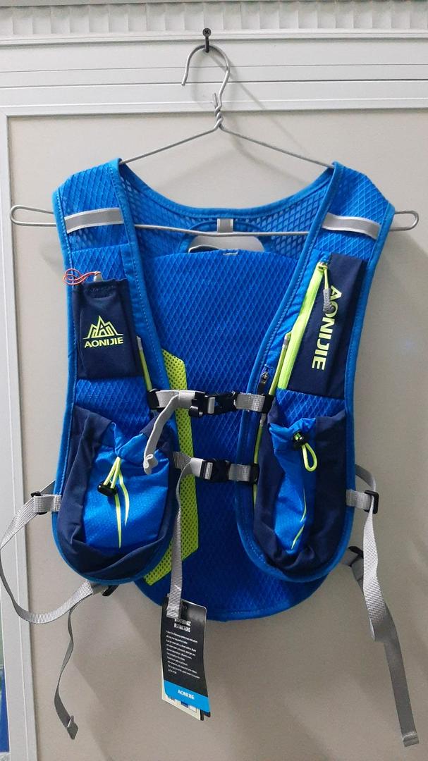 Balo Thể Thao Đeo Bụng Aonijie E885 Kèm Vest Nước 1.5L - Chất Liệu Nylon Chống Nước, Phản Quang An Toàn Khi Tập Gym, Chạy Bộ