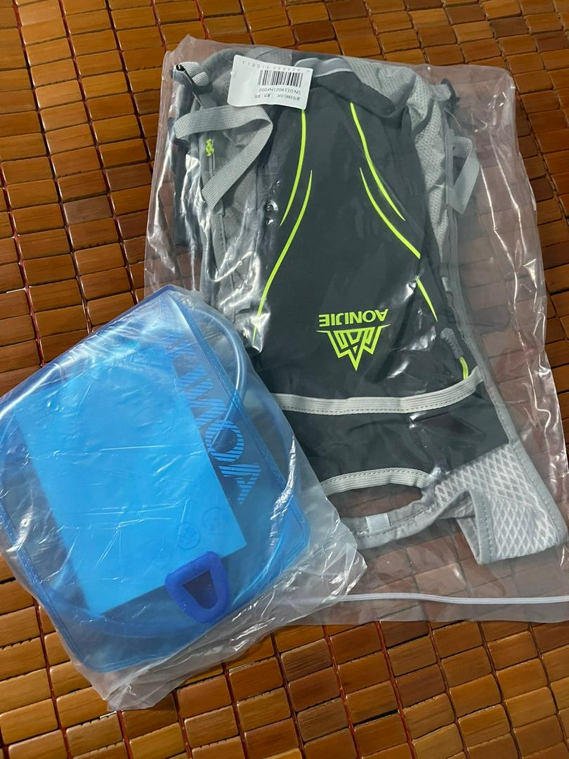 Balo Thể Thao Đeo Bụng Aonijie E885 Kèm Vest Nước 1.5L - Chất Liệu Nylon Chống Nước, Phản Quang An Toàn Khi Tập Gym, Chạy Bộ