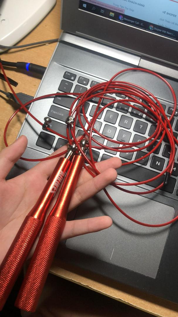 Dây Nhảy Thể Dục Aolikes TS-3203 Hợp Kim Nhôm Chống Trượt - Dụng Cụ Tập Luyện Tại Nhà, Bảo Quản Tiện Lợi Kèm Túi Đựng