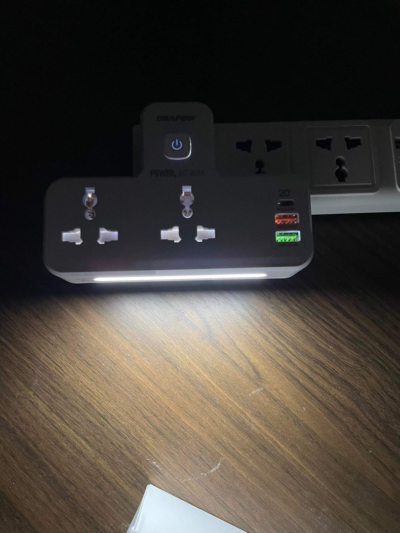 Ổ Điện Thông Minh Drapow SK22 - Sạc Nhanh USB-C 20W PD, Thiết Kế Nhỏ Gọn, Độ Bền Cao, Hỗ Trợ Sạc Nhiều Thiết Bị Đồng Thời