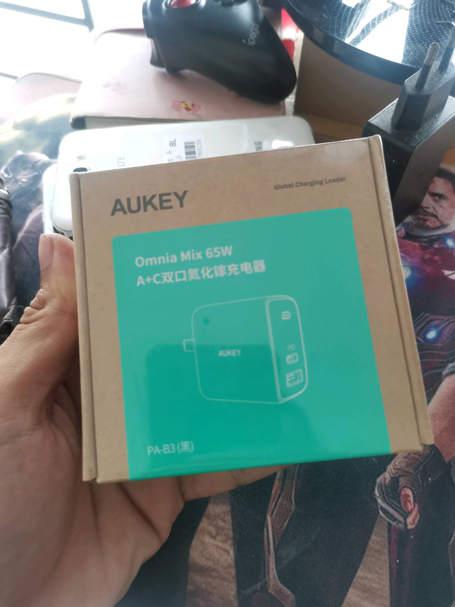 Củ sạc nhanh GaN Aukey PA-B3/PA-B4 65W - Sạc nhanh USB-C gập gọn, tiện dụng cho mọi thiết bị - Phụ kiện điện thoại chất lượng cao
