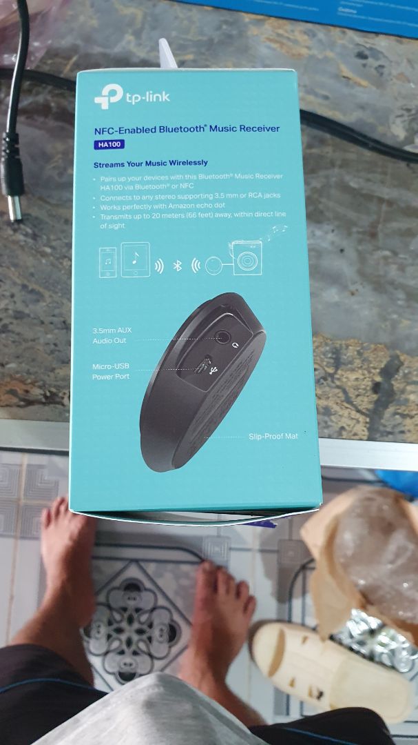 Thiết Bị Thu Phát Nhạc Không Dây TP-Link HA100 - Kết Nối Bluetooth Âm Thanh Từ Điện Thoại, Máy Tính Đến Loa Ngoài, Hỗ Trợ 8 Thiết Bị