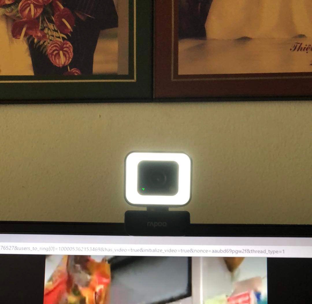 Webcam Rapoo C270L FullHD 1080P - Camera Quay Video Học Tập Làm Việc, Micro Khử Nhiễu, Góc Nhìn 360 Độ